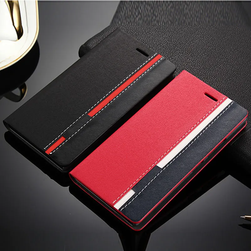 

For Lenovo P70 Case Funda Flip Stand Leather Cover Wallet Case Mixed Colors With Card Slots Coque For Lenovo P70 P70T P 70 Cover