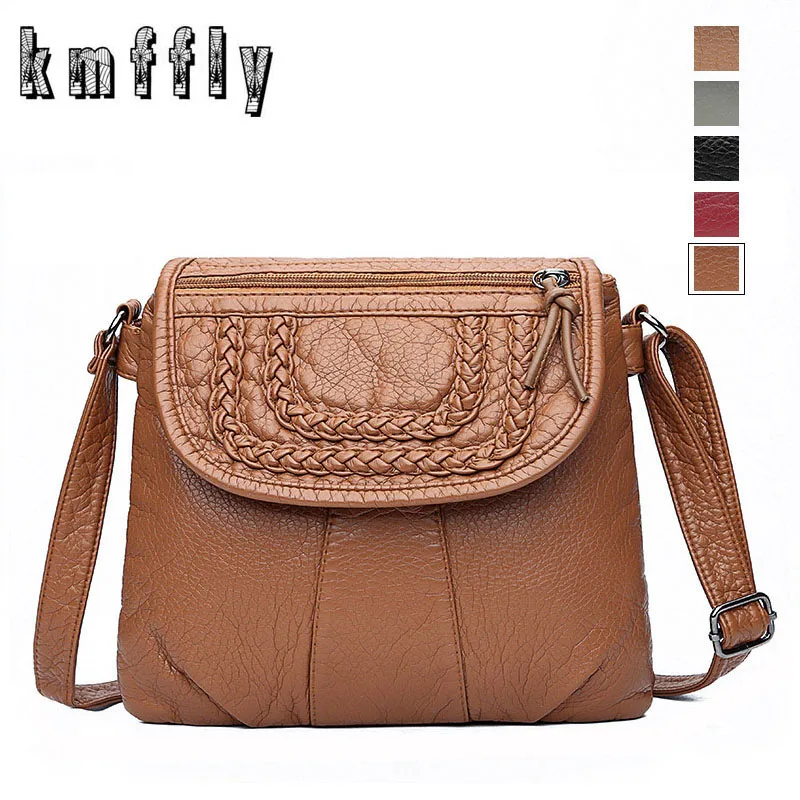 

New Soft PU Leather Small Messenger Bag Handbag Shoulder Bag Ladies Crossbody Bags For Women 2019 Bolsa Feminina Bolsos Mujer