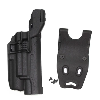 

Men Waist Band Belt Outdoor Tactical Pistol Gun Holster Light Bearing Colt 1911 Level 3 Series