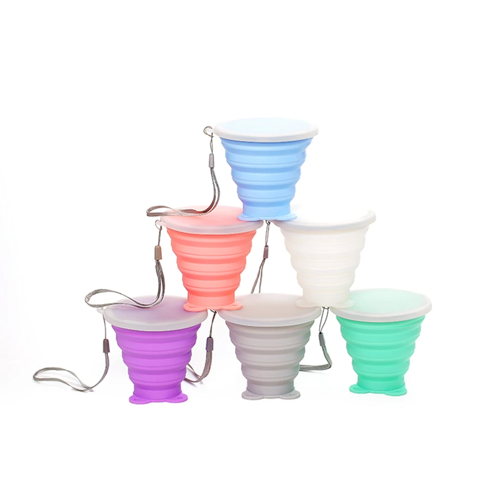 1 шт. горячая распродажа силиконовые складные чашки для кофейного чая выдвижные