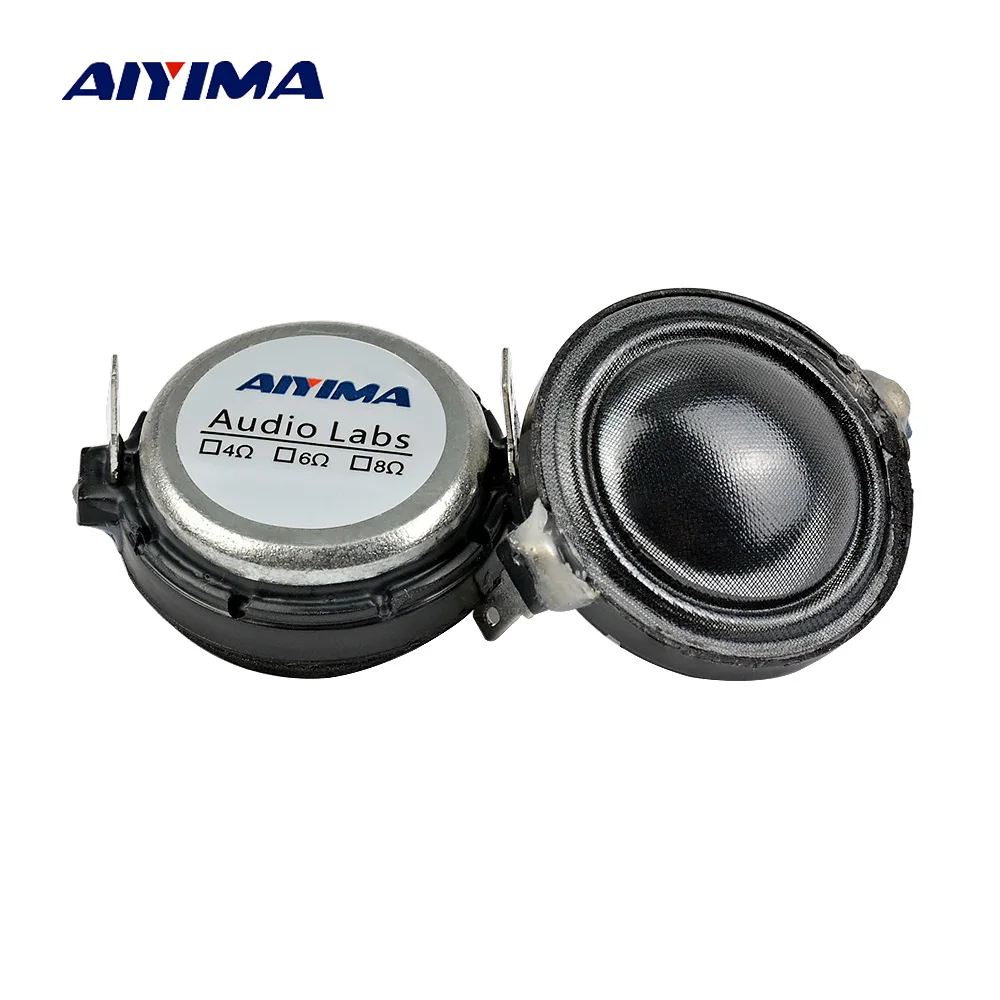 Aiyima 2 шт. 0 75 дюймовый звуковой динамик 6Ohm 15 Вт твитер кристальная шелковая пленка