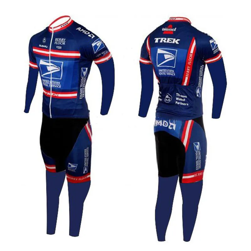 

No fleece United State Postal Service cycling jersey maillot bib pant cullot jacket 9D gel biking clothes shirt racing wear