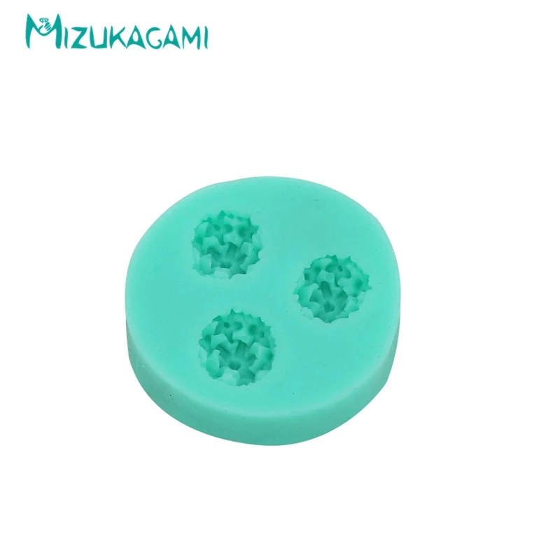 

Three Small Flower Stamens Shaped Fondant Cake Silica Gel Mold Chocolate Tool