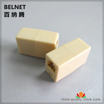 

High-quality Telephone extender straight head cable extender Passthrough connector RJ11 6P4C Straight junction box end-end JB