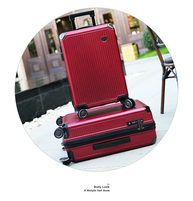 Travel Luggage Trolley Alloy Business Rolling Airplane Luggage Explosion Proof Zipper Suitcase Spinner Wheels Trunk (18)