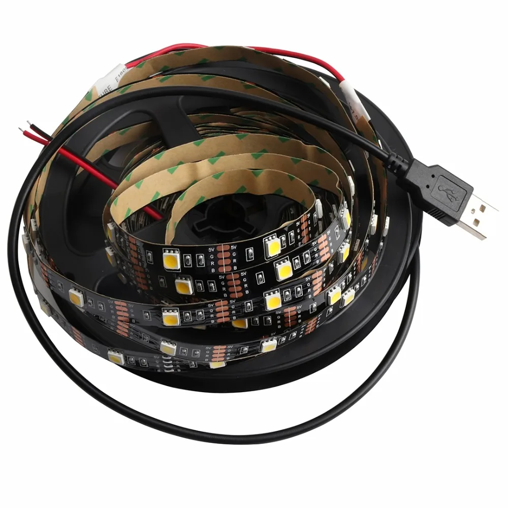 

30LED/m USB LED Strip waterproof 5V stripe SMD5050 RGB LED tape for TV backgroud 1m 2m 3m 4m 5m ribbon rope light IL
