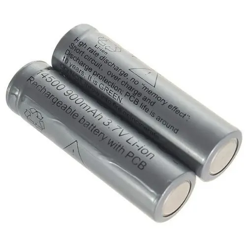 18pcs/lot TrustFire 14500 3.7V 900mAh Rechargeable Battery Lithium Batteries with Protected PCB For Flashlights Torch