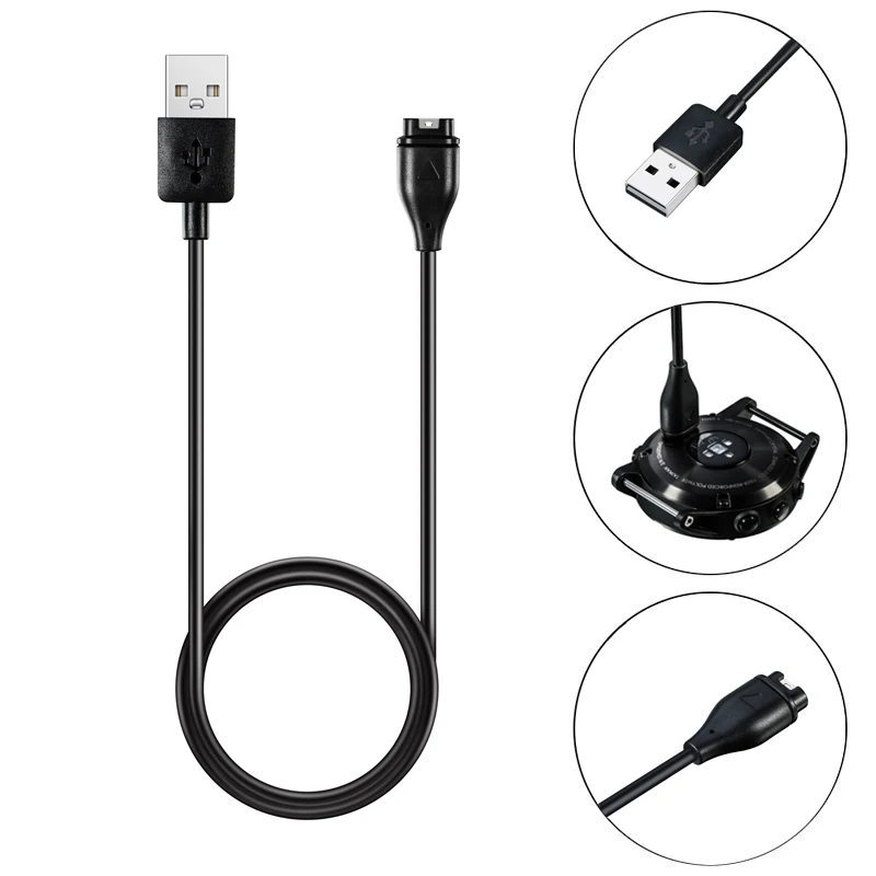 

Quick Charge USB Charger for Garmin Replacement Part for Garmin Vivoactive3 Fenix 5S 5X Plus Forerunner 935 Mount Charging Cable