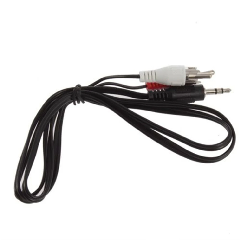 

3.5mm 1/8" Jack Mini plug TO 2 RCA Male Stereo Phono Audio Speaker Adapter CABLE