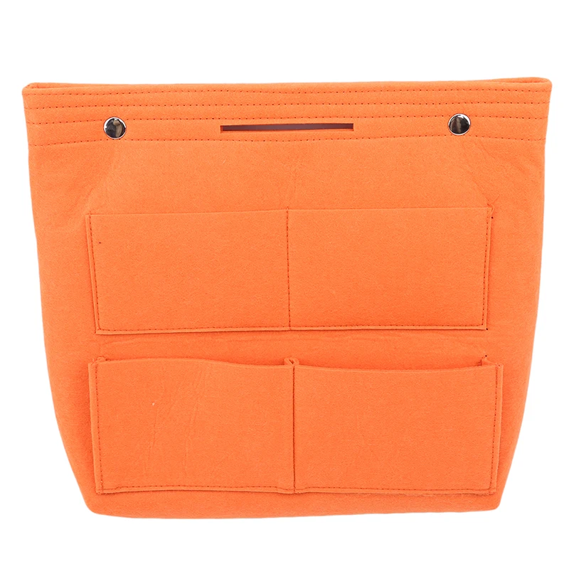 orange Косметичка для макияжа, косметичка, кошелек-органайзер, многофункциональные карманные косметички в сумке, органайзер, многофункциональная - Цвет: orange