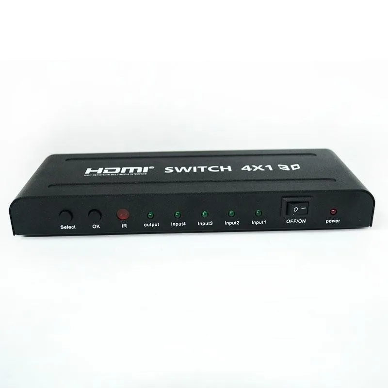 4 port HDMI Switch 4x1 Switcher Converter Adapter Support Audio 3D Video 720p 1080i 1080p Picture-in-Picture (PiP ) function_4