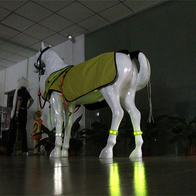 LED Equestrian leggings Night Visible Horse Race Equestrian Cheval Outdoor Paardensport Horse Riding Multi-color Optional 1pcs T