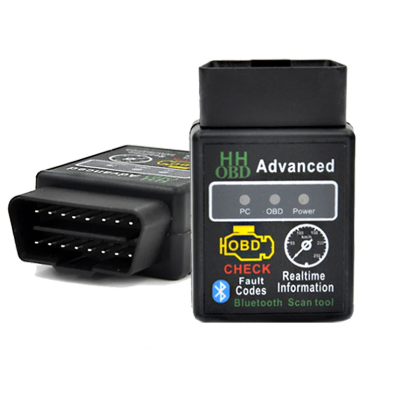 For Android Windows New SUPER MINI ELM327 HHOBD Bluetooth OBD2 V2.1 Black Smart Car Diagnostic Tool |