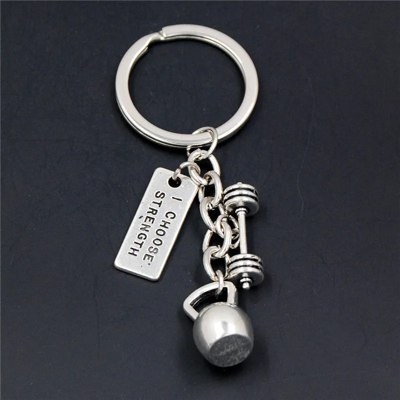 1 шт. брелок штанга для фитнеса и спорта|key ring|keychain gymring key ring |