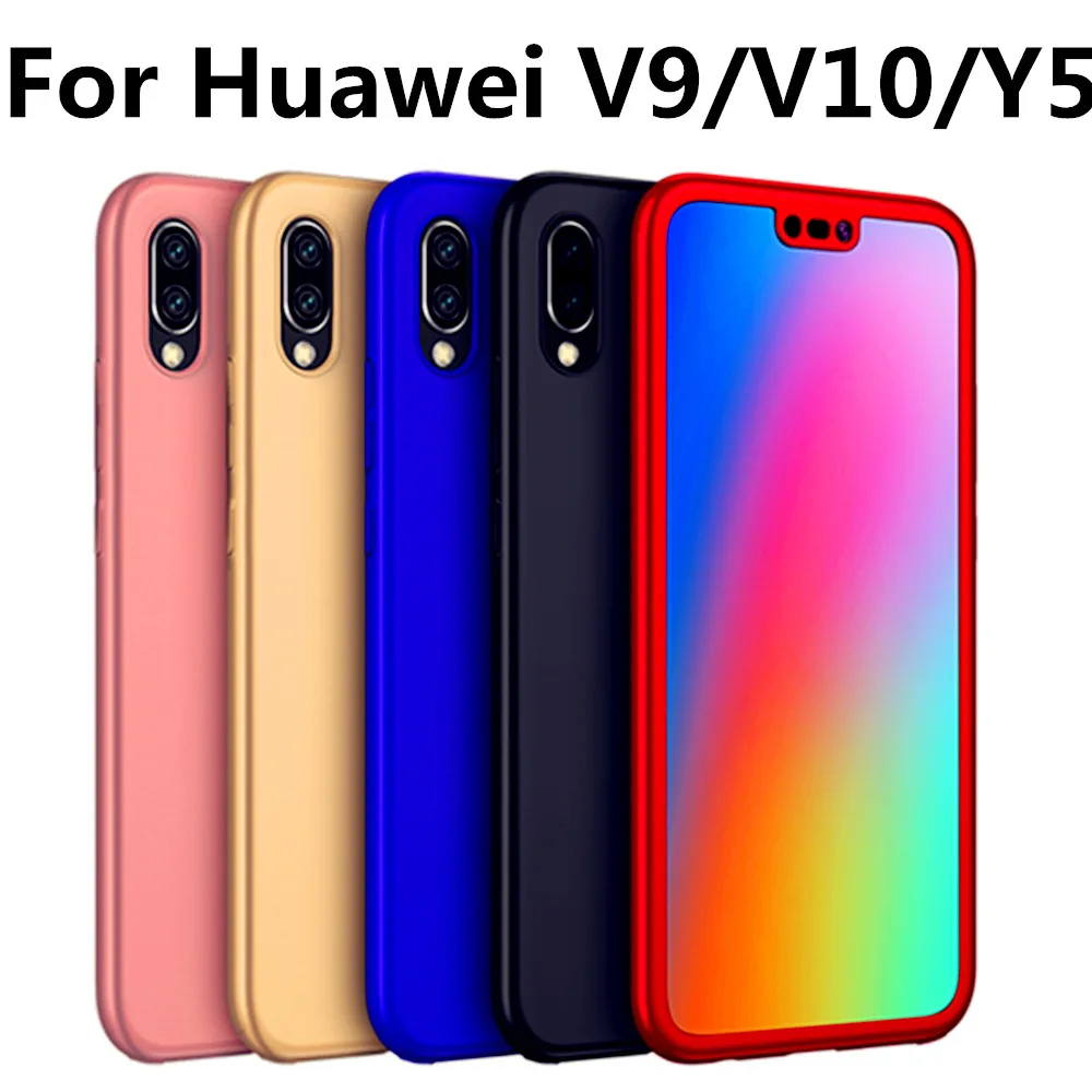 Чехол полностью защищающий телефон для HUAWEI V9 V10 играть Y5 2017 2018 чехол Роскошный
