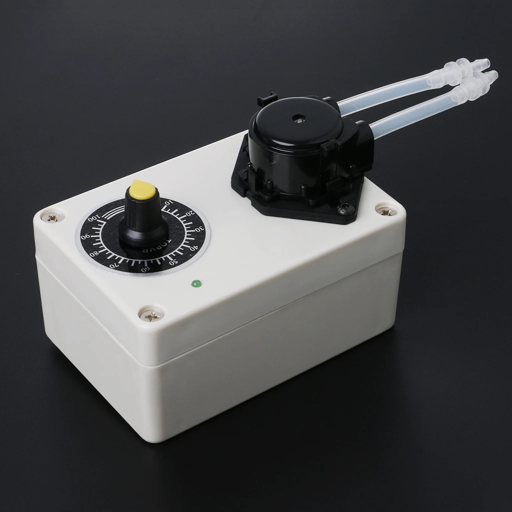 Honqaour Dosing Pump Speed Adjustable Peristaltic Pump for Aquarium Lab Water with DC 12V Honqaour Dosing Pump Speed Adjustable Peristaltic Pump for Aquarium Lab Water with DC 12V