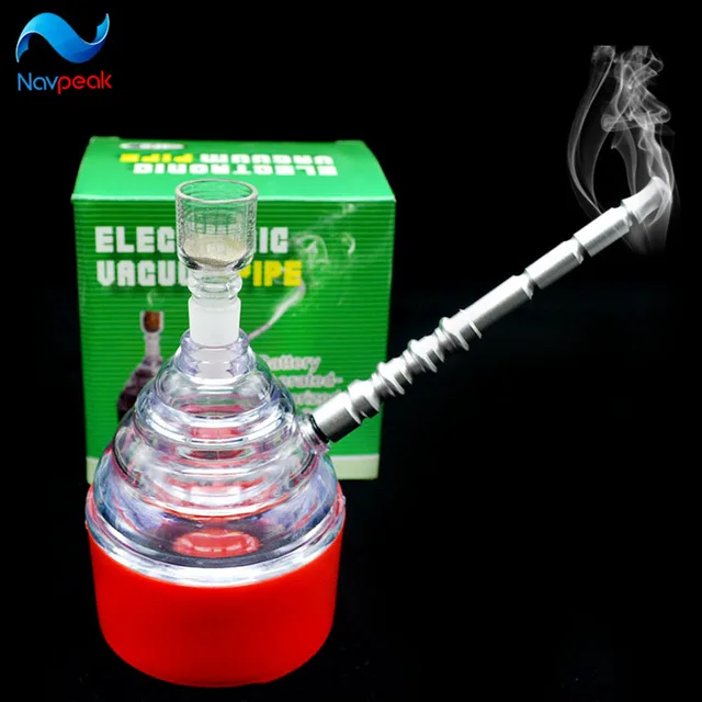 1pc Free Shipping plastic Electric pipe Tobacco weed Smoking Pipesin