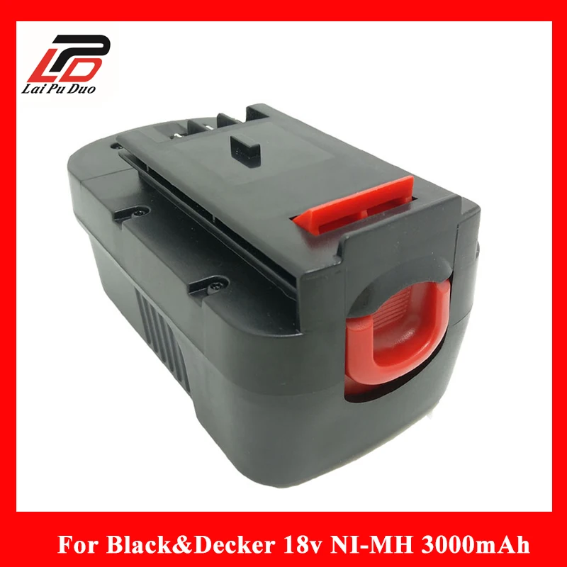 

18V Ni-MH 3000mAh Replacement Power Tool Battery for Black&Decker:HPB18, FS180BX, 244760-00, A18
