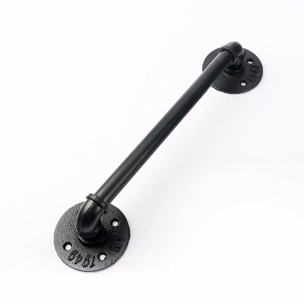 Sliding Barn Door Handle Black Steel Industrial Barn Door Handle Pull