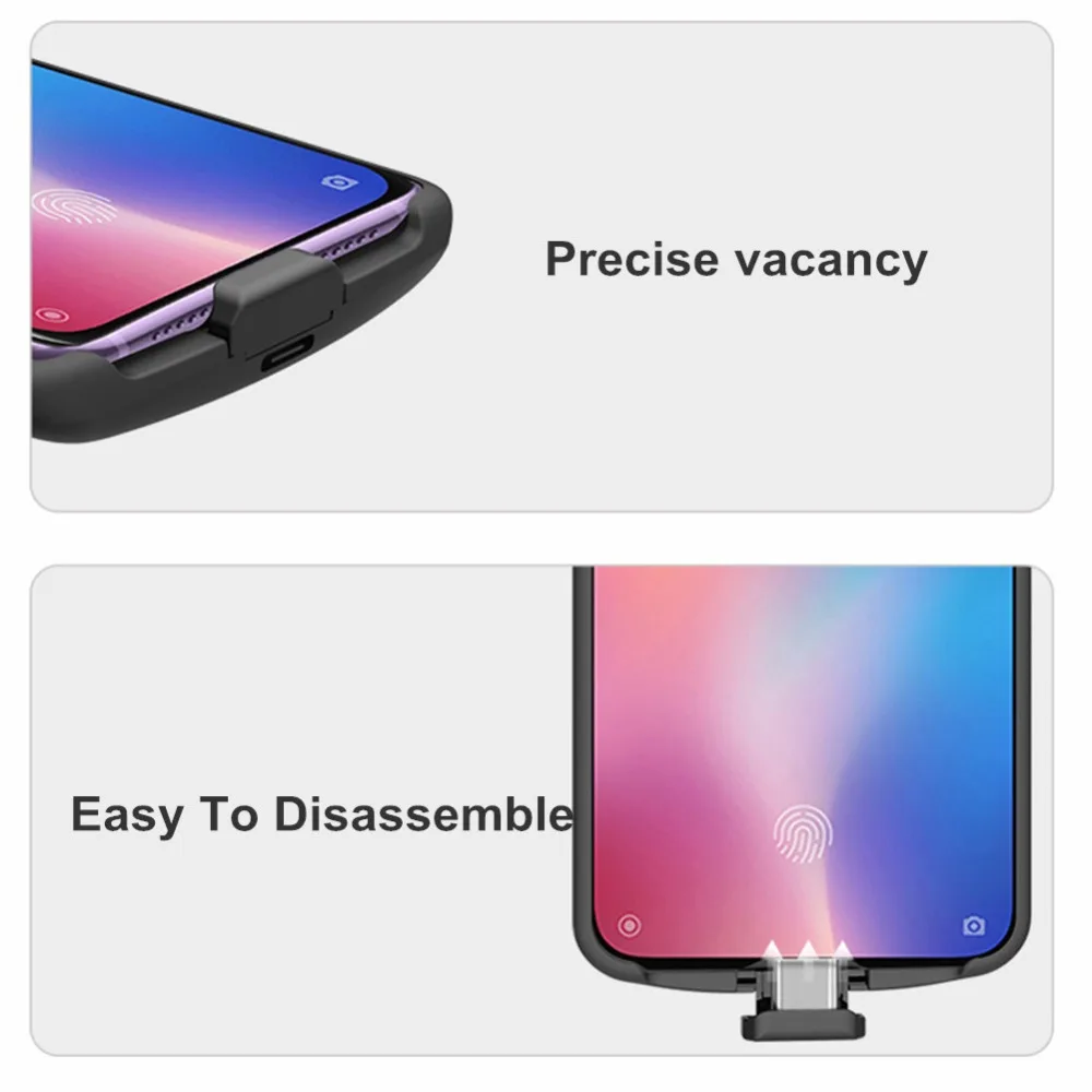 Чехол для аккумулятора Xiaomi Mi 9 9 Se, 6500 мАч, чехол для внешнего зарядного устройства, чехол для внешнего аккумулятора, чехол для аккумулятора Xiaomi Mi 9