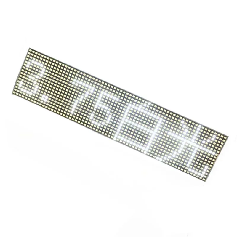

P3.75 indoor dot matrix one colour led module white color led panel