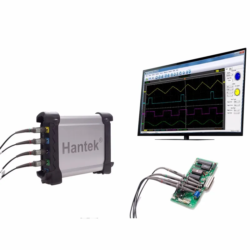 

Hantek DSO3254 250MHz 1GSa/s digital oscilloscope 4CH Oscilloscope + 16CH Logic Analyzer + 1CH Function/Arb. Waveform Generator