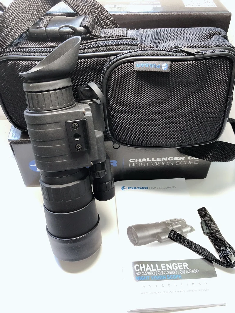 Оригинальный прицел ночного видения Pulsar 74096 Challenger GS 2 7x50 охотничий монокуляр 2.7x