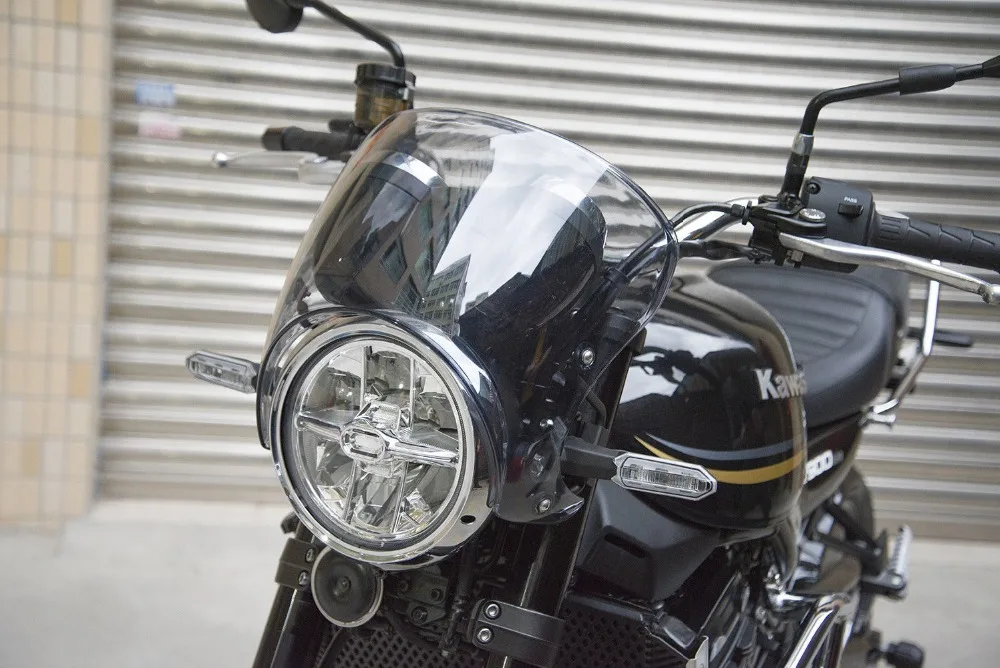 Для Kawasaki Z900RS мотоцикл лобовое стекло ветровое стекло кафе гонщик обтекатель водонепроницаемый ветер дефлекторы протектор дым