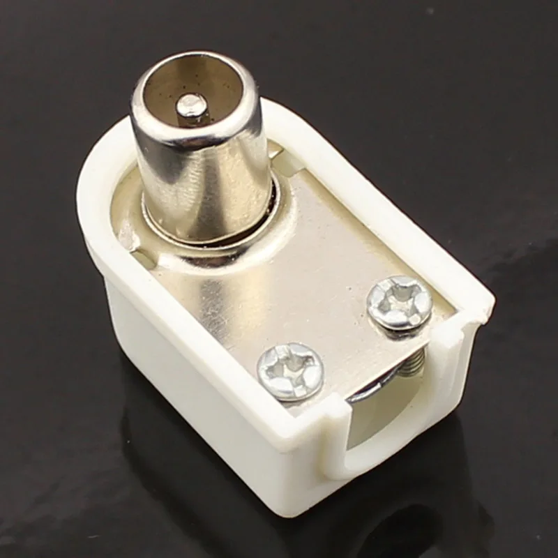 

9.5 TV curved plug cable plug sywv75-5 RF common head plug for horizontal bent bamboo plug