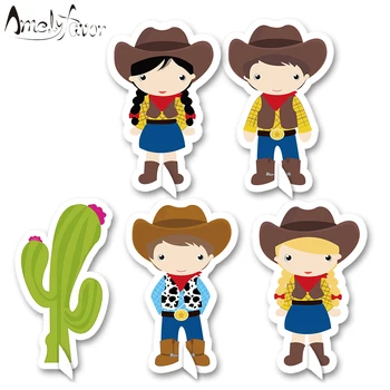 

Cowboy Theme Party Table Centerpiece Western Boys Girls Decorations Kids Event Birthday Party Decorations Supplies