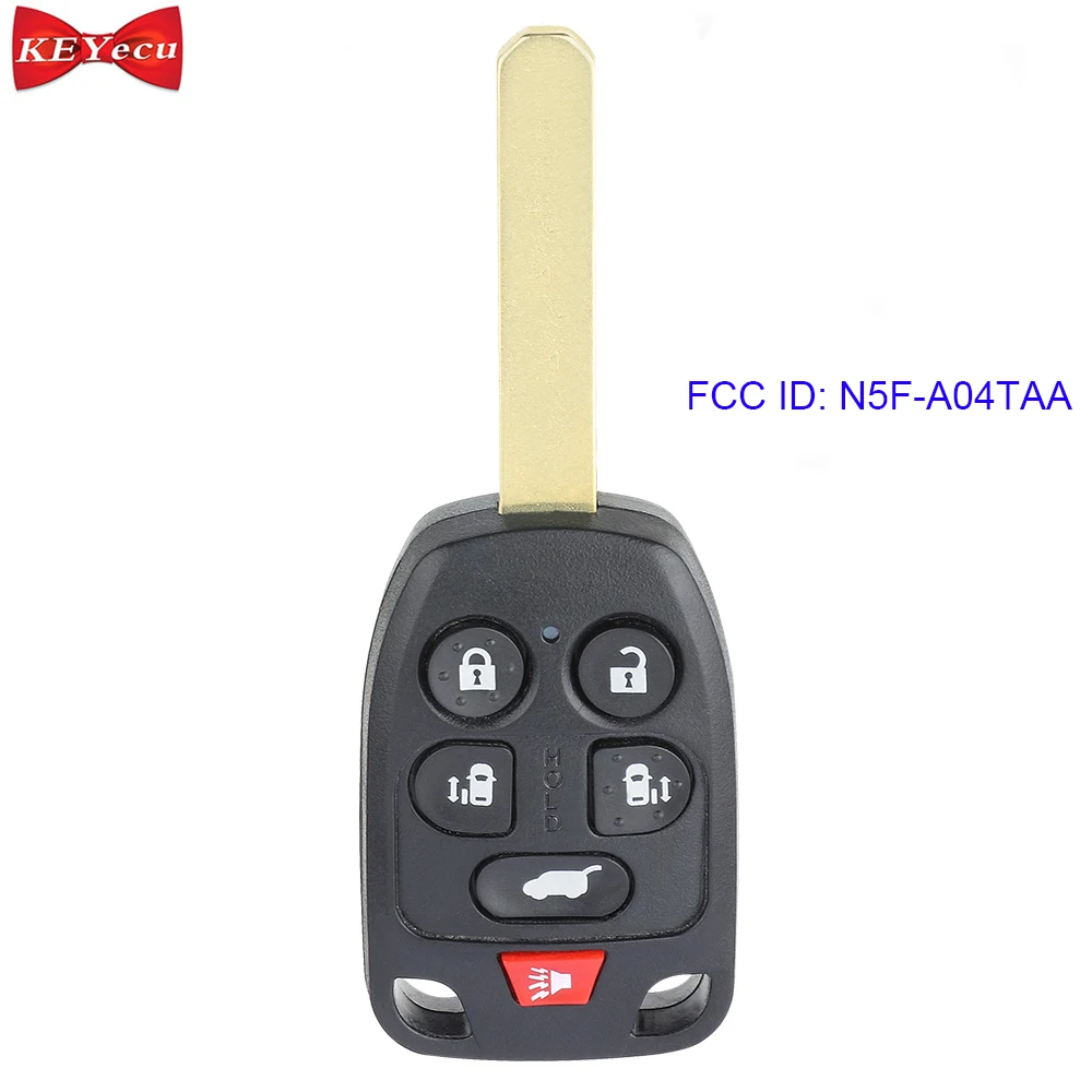 KEYECU для Honda Odyssey 2011 2012 313 8 2013 МГц дистанционное управление ключи Fob 6 Кнопка