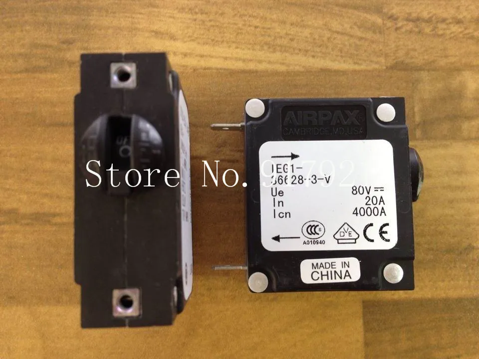 

[ZOB] The United States AIRPAX IEG1-36628-3-V Ebers breaker 20A DC80V 1P20A original equipment --10pcs/lot