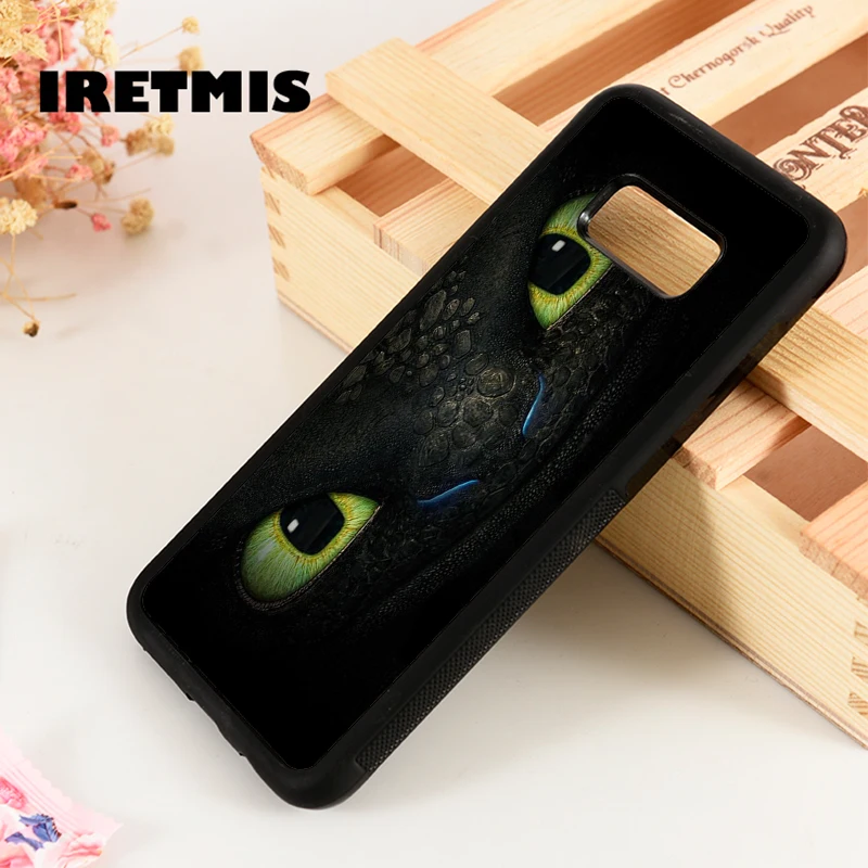 

Iretmis S3 S4 S5 phone case cover for Samsung S6 S7 S8 S9 edge plus Note 3 4 5 8 9 How to Train Your Dragon Toothless Night Fury