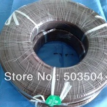 Кабель термопары типа K с тефлоновое покрытие коричневого цвета 2*0,5 мм