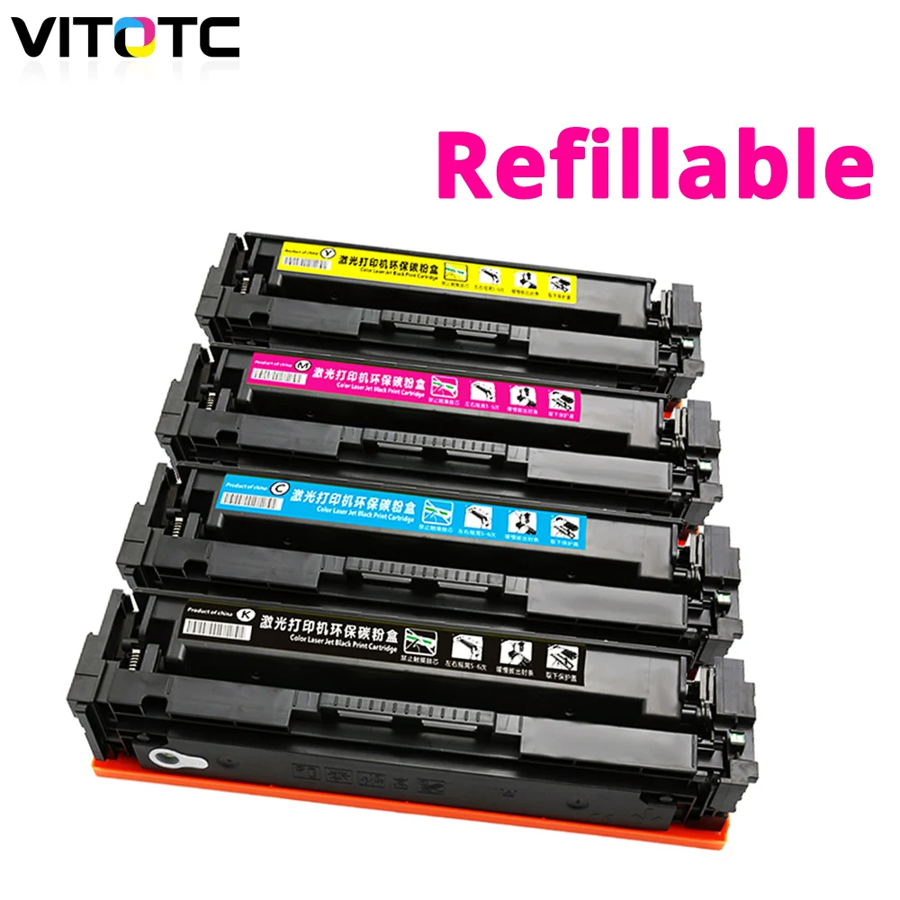 Картридж с тонером 204A CF510A CF511A CF512A CF513A совместимый HP Color LaserJet Pro M154 MFP M180 M180n M181 M181fw |