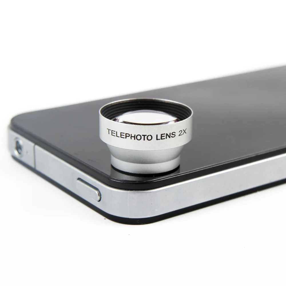 Universal 2X Telephoto Camera Lens Detachable For iPhone 5S 4S