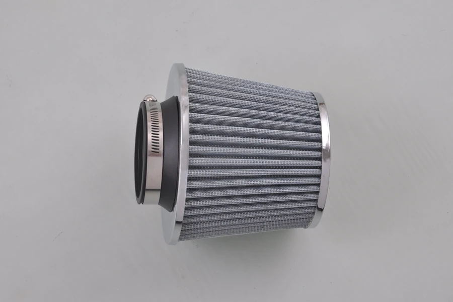3.0" Inlet High Performance Universal Cold Air Intake Cone Air Filter Gray [QPL141]in Air