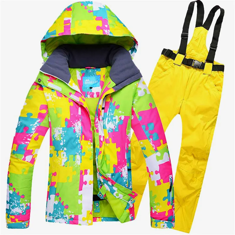 

2018 New, Waterproof, Skiing Suit Outdoors Thick And Warm Double Board Single Board Skiing Skiing Clothes,Free Shipping