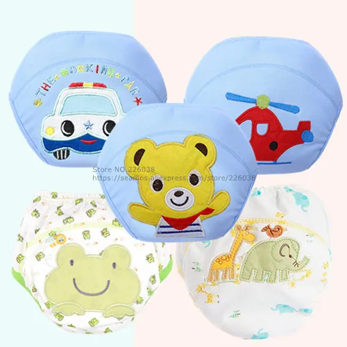 5 шт./партия детские подгузники из дышащего хлопка|cotton training pants|baby diaperstraining pants |