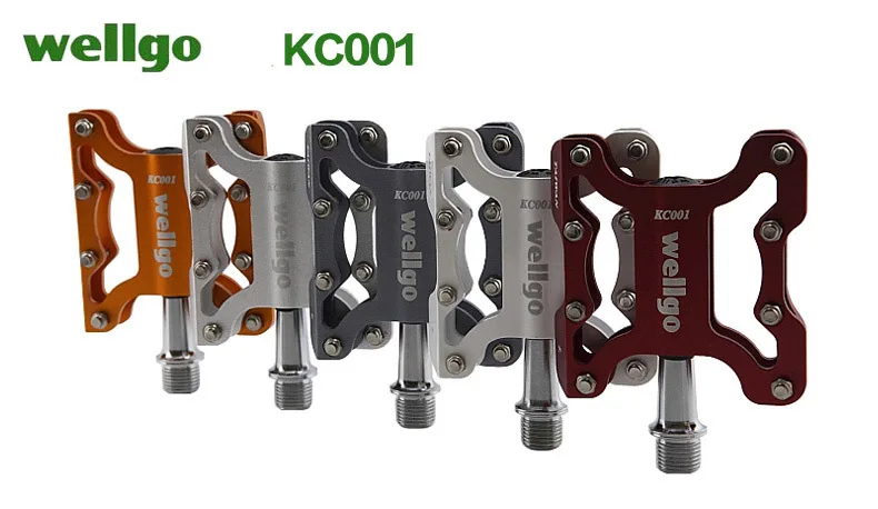 Фиксированная педаль Wellgo KC001 велосипедные светильник дали для горного