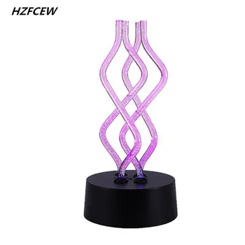 

Dropship 2019 New Arrival Dance Acrylic Table Lamp Colorful Creative Night Light Rotating Stick Light Bar Light