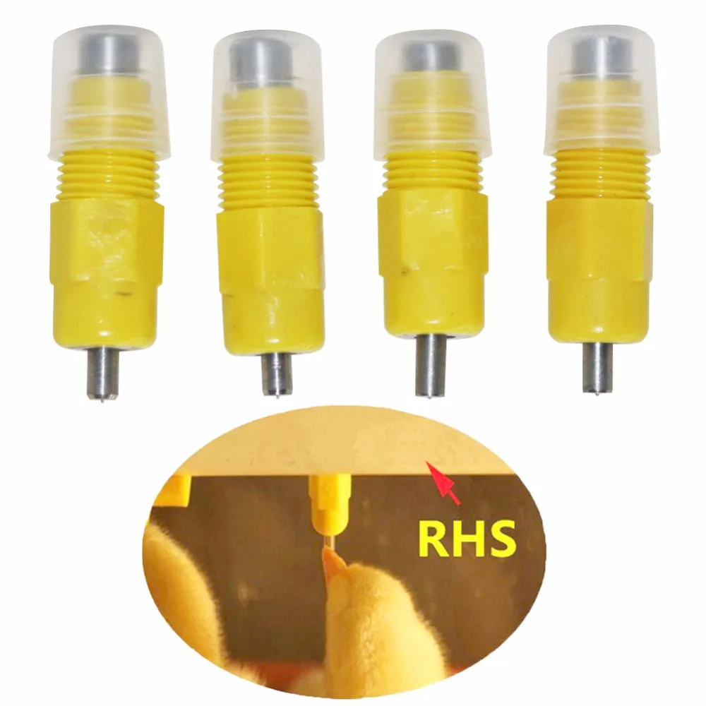

20 Pcs High Quality Chicken Yellow Nipples Drinking Automatic Water Dispenser Chicken Mouth Drinking Water Poultry Farming
