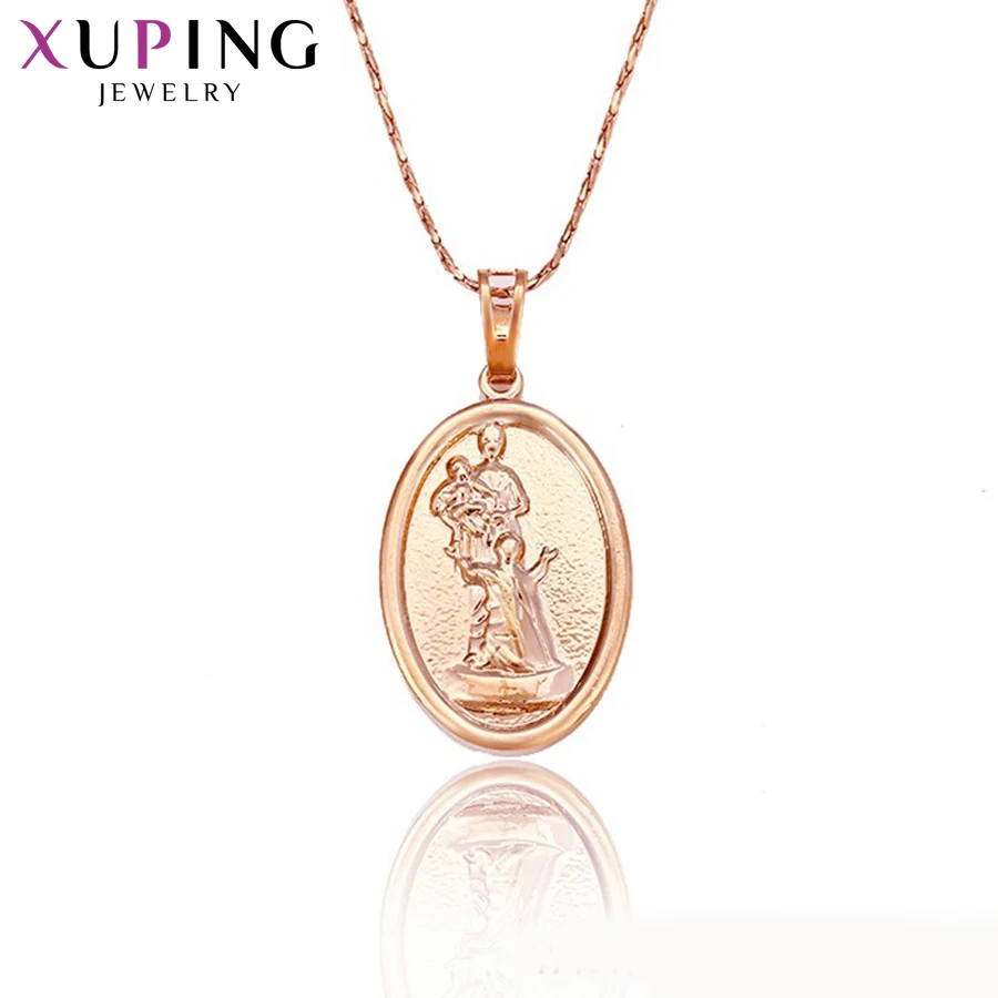 

Xuping Fashion Pendants New Simple Good Luck Pendant Women Long Gold Color Plated Classic Jewelry Gift S31,3-31926