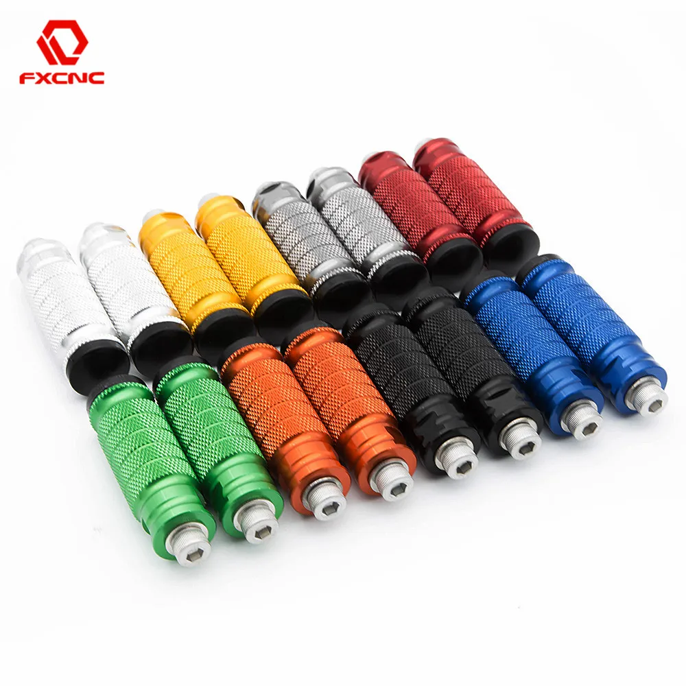 

CNC Aluminum Racing Motorcycle Rearsets Rear Set Footrests Footpeg Foot Rest Pegs Pedals 8 Colors 8mm
