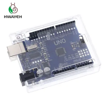 

5PCS Uno R3 Case Enclosure Transparent Acrylic Box Clear Cover Compatible for arduino UNO R3 Case