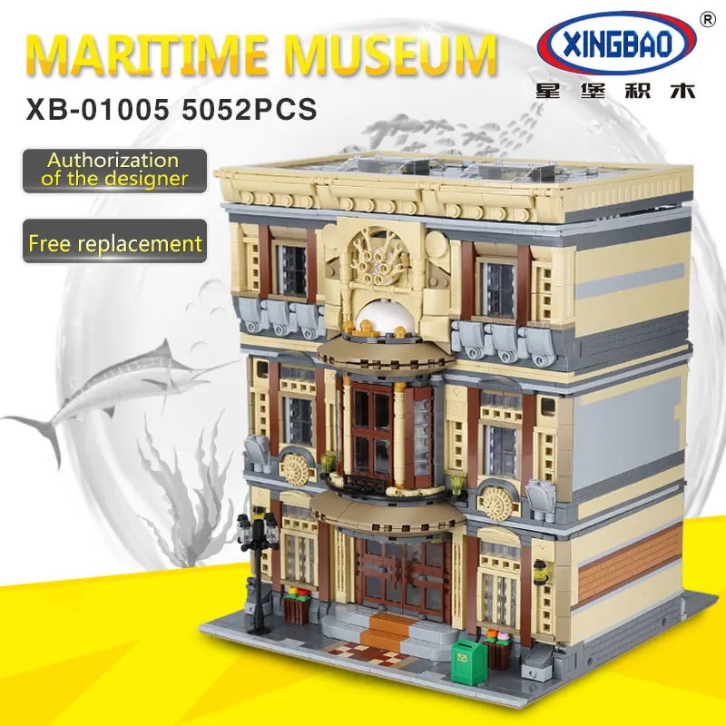 XingBao 01005 блоков 5052 шт. оригинальные креативные строительные блоки серии город МОС