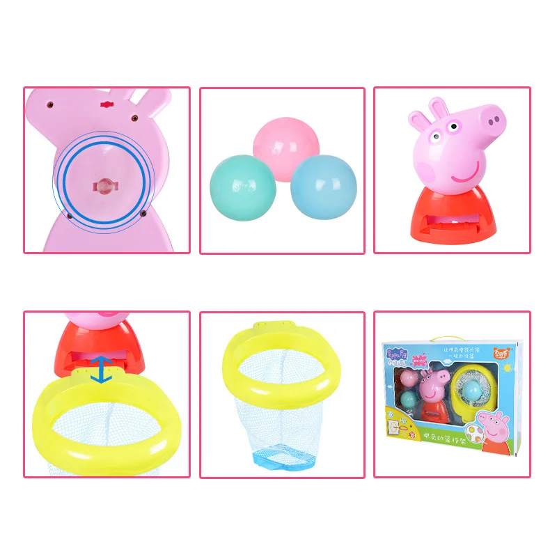 Peppa pig Классические игрушки Игрушки для ванны воды Детские шары океана купания