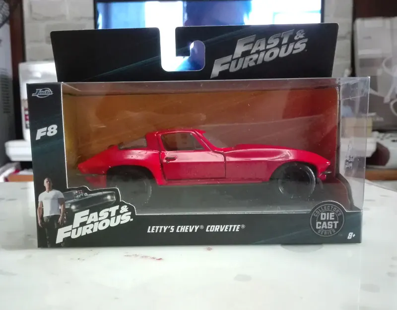 

JADA 1/32 Scale Fast&Furious Car Toys Chevy Corvette Diecast Metal Car Model Toy For Gift/Kids/Collection