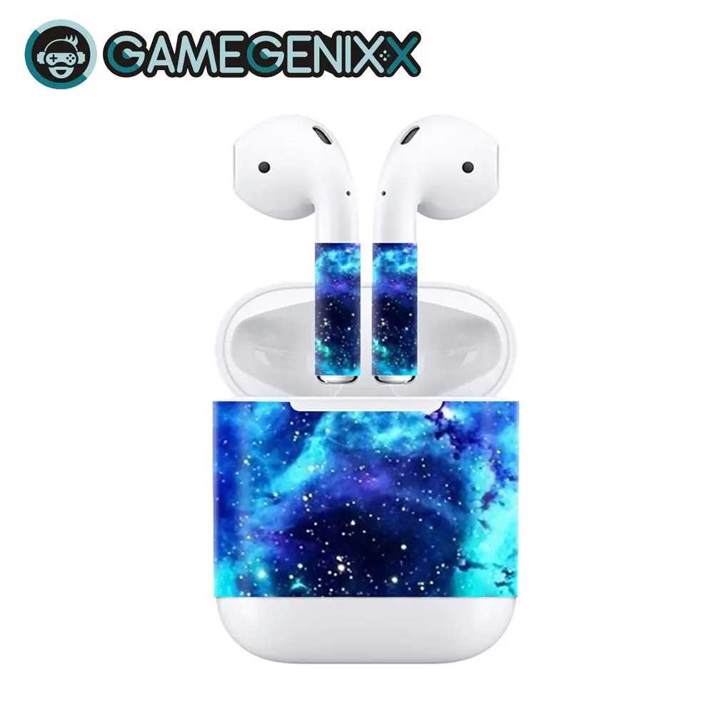 

GAMEGENIXX Skin Sticker Vinyl Decal Protective Cover Custom Skin for Airpods - Blue Starry Sky