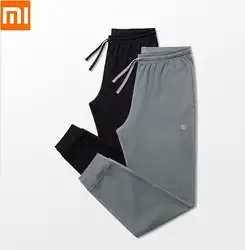 Xiaomi Для мужчин 100% хлопок дома Штаны мягкие и удобные дышащий пота Штаны Фитнес Спорт для мужские брюки Smart